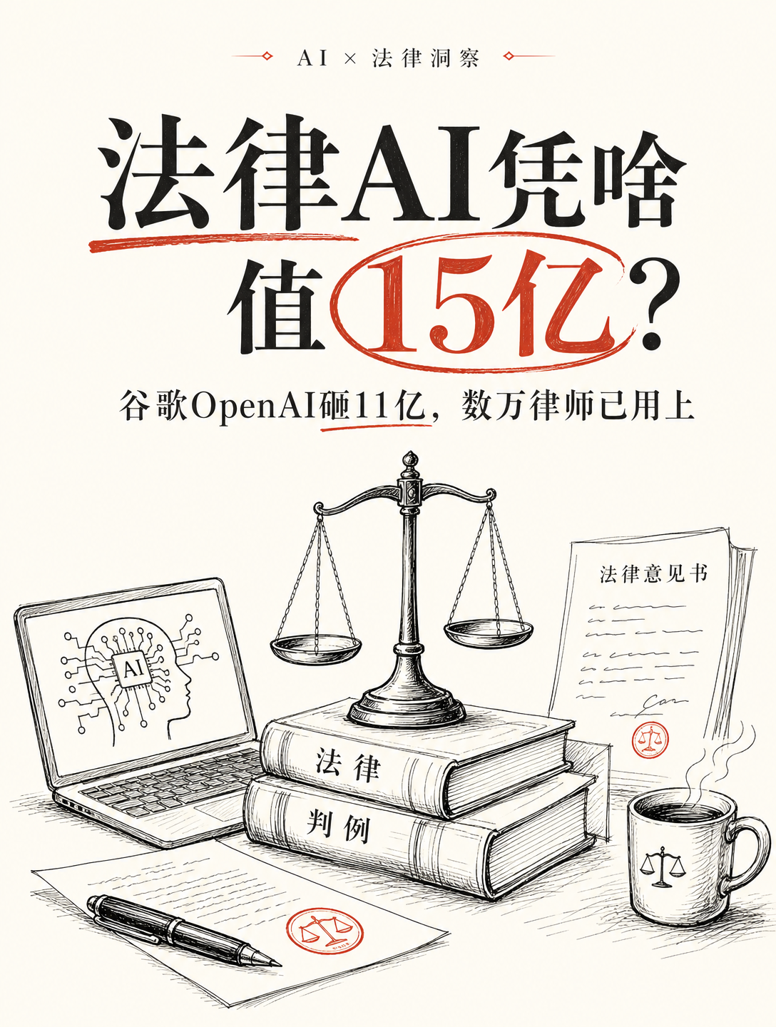 AI+法律，一个垂直场景撑起15亿美元估值