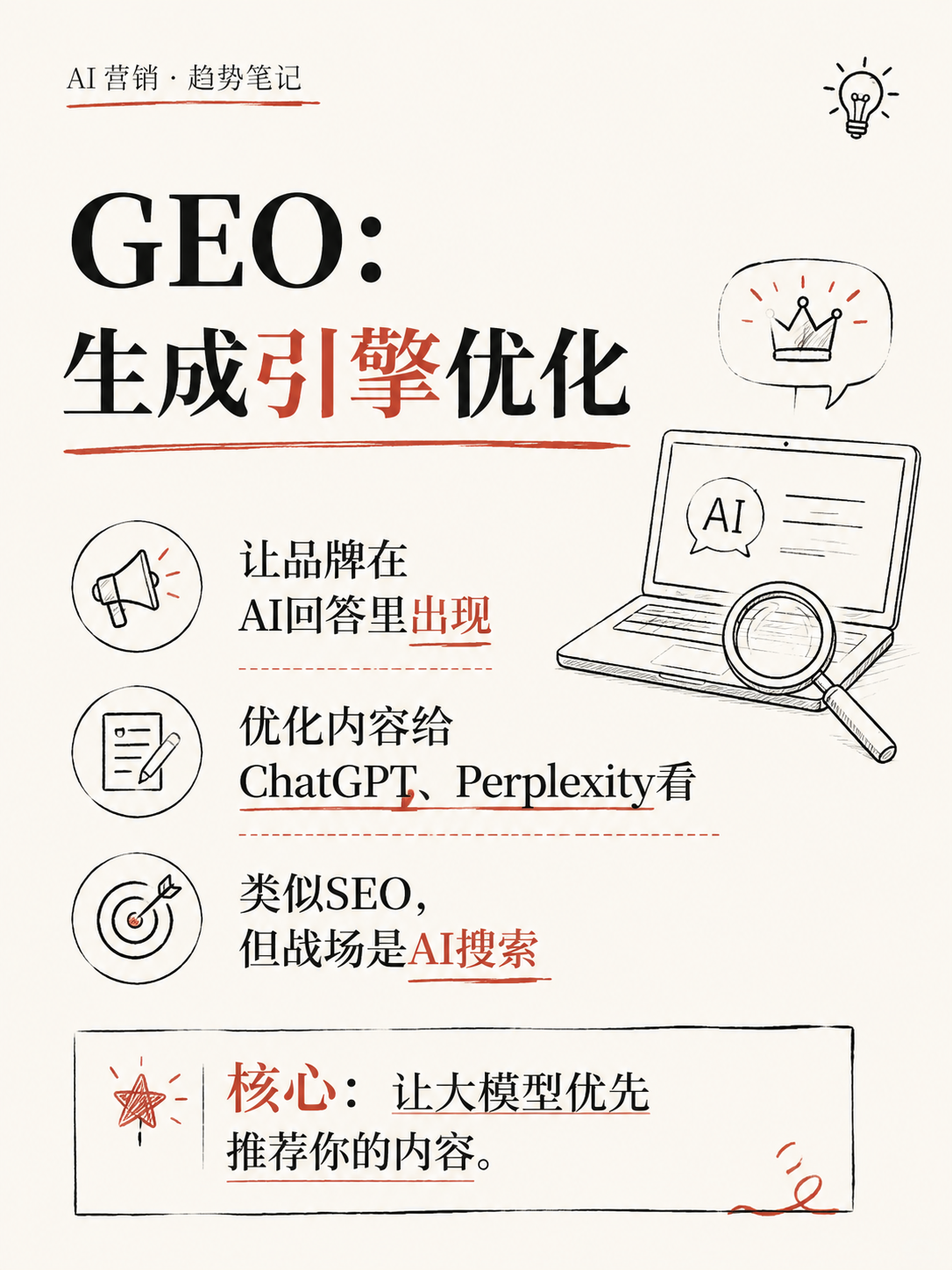 有流量的地方就有机会：营销奇才盯上AI搜索，搞了个新玩法GEO